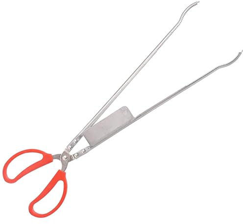 COLLBATH Stainless Steel Crab Clip and Loach Tong Bent EEL Clamp Non-Slip Multipurpose Fishing Tool for Outdoor Sea Crab Catching