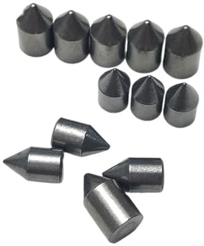 50 pièces de diamètre 4 mm de longueur 7 mm de tiges de meulage for marteau bouchardé, pointes en carbure monobloc cémenté(OD4.6xL7.8mm 50PCS)