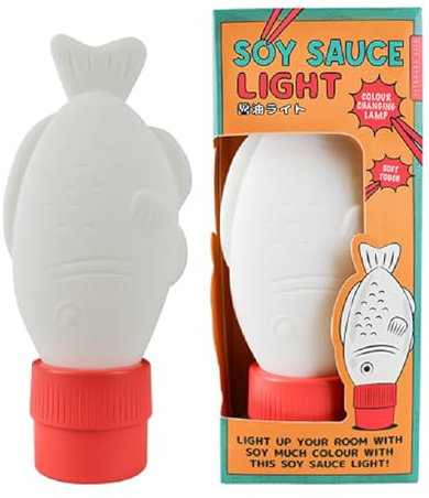 Sojasaucen-Licht – Soft-Touch-Farbwechsel-Lampe, quetschbar, über USB wiederaufladbar, Schreibtisch- und Schlafzimmerlicht, lustiges Geschenk für Kinder und Erwachsene
