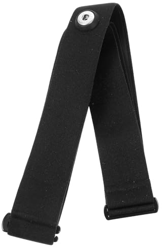 SILENRADAWN Justeringbar Elastisk Bröstrem för Pulsmätare och Stretchbar Nylon för Sport och Träning Bekväm Hjärtfrekvenssensor för Fitnessentusiaster