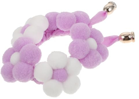 Abaodam Modisches Handgestricktes Haustierhalsband aus Wollgarn mit Blume und Wollknäuel Leichtes und Praktisches Strickkragen für Kleine Hunde und Katzen