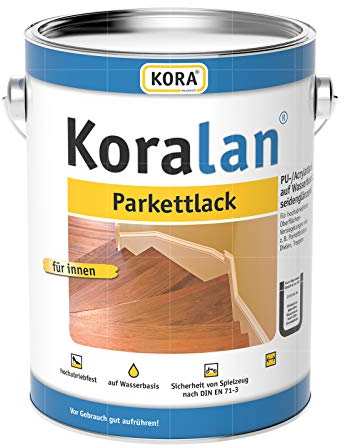 KORA KORALAN PARKETTLACK - 10 LTR (FARBLOS)