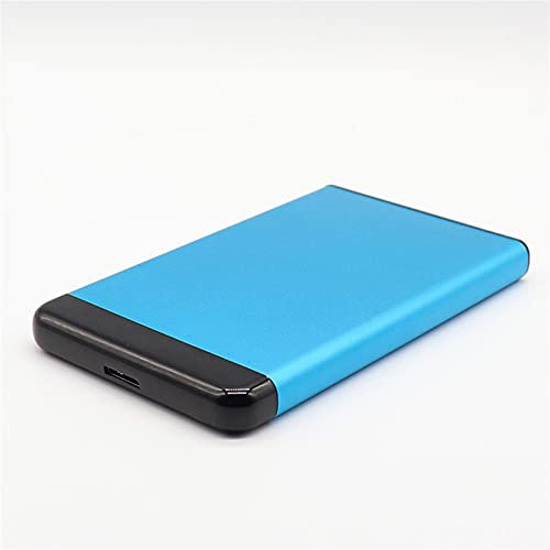 Disque dur externe HDD 2,5 2 To 1 To 500 Go USB 3.0 de stockage de sauvegarde pour PC, ordinateurs de bureau, Mackook, ordinateurs portables, PS4, Smart TV (bleu, 500 Go)