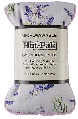 Warmies Hot-Pak Lavender Mikrovågsbar huvudsäck med fransk lavendeldoft. Varm eller kall vetepåse för sval avkoppling och varm lindring