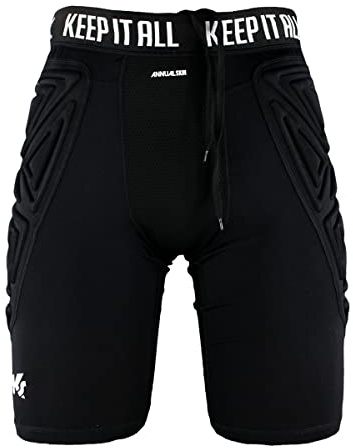 KEEPERsport Undershort PowerPadded Kids - Pantaloni da portiere da calcio