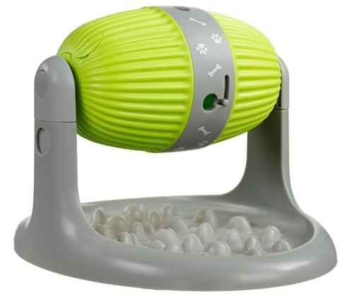 Distributeur Pet Slow Feeder - VENTEO - Gamelle Anti-glouton - Jeux Intelligent - Distributeur de Croquette - Gamelle pour Chats et Chiens - Anti-dérapante - Hauteur réglable