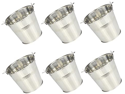 Cabilock Französisch Frites 6pcs Snack Lagerung Eimer Lebensmittel Lagerung Weißblech Für Küche