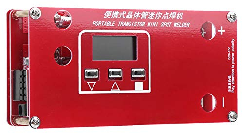 Soldador por Puntos, Soldador por Puntos Portátil, Mini Máquina Soldadora por Puntos, Transistor Portátil, Batería de Litio 18650 para Condensador