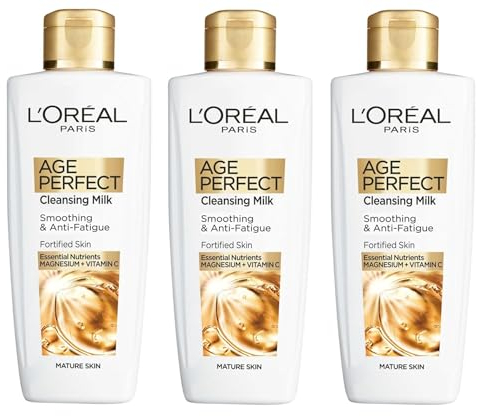 L'oréal Paris Age Perfect latte detergente, confezione da 3 (3 x 200 ml)