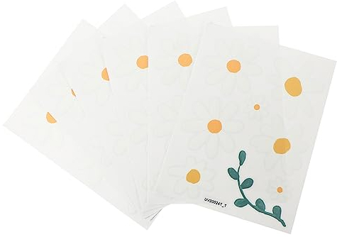 Uonlytech 12blätter Selbstklebende Wandsticker Retro Daisy Wandtattoos Für Wohnzimmer Und Schlafzimmer Pvc Wandaufkleber Installieren Vielseitige Raumdekoration