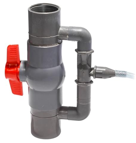 GOPEO Inyectores De Fertilizante Venturi Automáticos, Filtro De Interruptor, Dispositivo De Tubo De Agua, Kits De Riego, Suministros De Riego De Jardín, 32/40/50/63mm (Size : 40mm)