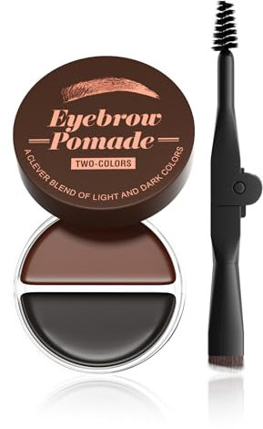 Zweifarbige Augenbrauen Pomade 2-in-1-Brauen Pomade Mit Pinsel Natürliches Augenbrauen Make Up Für Alle Hauttypen Und Töne