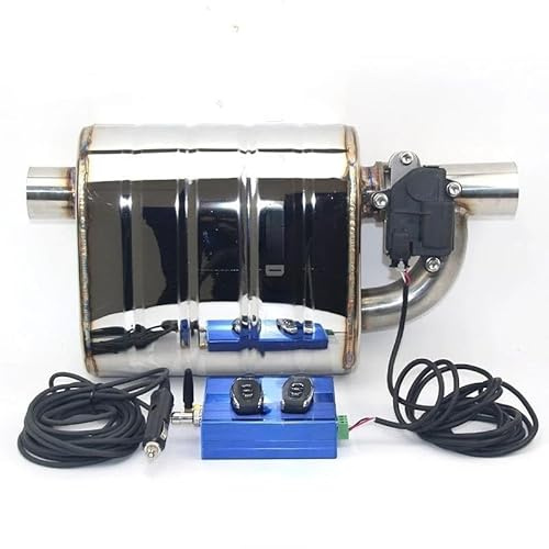 Terminali di scarico per auto Silenziatore Di Scarico Universale Silenziatore Elettrico 51/63/70 / 76mm Silenziatore Valvola Scarico Valvola Di Ritaglio Con Telecomando Terminale Scarico Auto(Valve 63