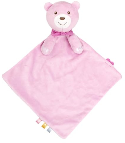 Chicco Maxi Doudou, Peluche en Velours Doux en Forme d'ours, avec Musique Classique et New Age, Peluche pour Nouveau-né, Doux à Câliner, Lavable en Machine, Jouet pour Nouveau-né 0+ Mois, Rose