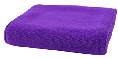 Mikrofaserhandtuch 30x70cm aus Mikrofaser, Waschlappen | Dunkelviolett, Zarte Struktur, Starke Wasseraufnahme, Baden und Küche, Hautfreundliche Haptik