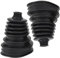 Lot de 2 soufflets de cardan universels en silicone, élastiques et flexibles, avec pinces, faciles à utiliser et résistants à l'usure, pour joints rotule voiture