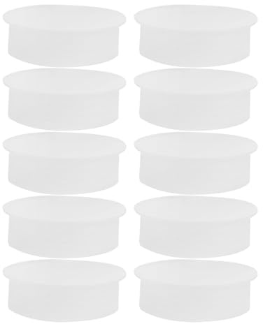 Tapones de Silicona de Color Claro, 10 Piezas | Instalación Fácil, y Ajuste Suave Reparación y Mantenimiento de Flauta, Cubiertas para Orificios y Teclas