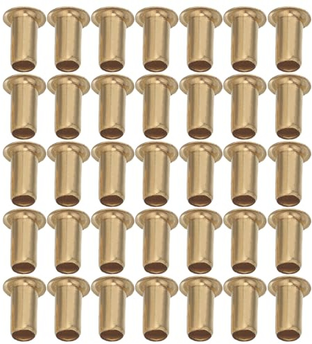 Housoutil 100 Pezzi Rivetti Cavi in Rame M6x12 Occhielli Leggeri per Borse Fai da Te e Progetti in Pelle Fissaggio Sicuro Decorazione Artigianale