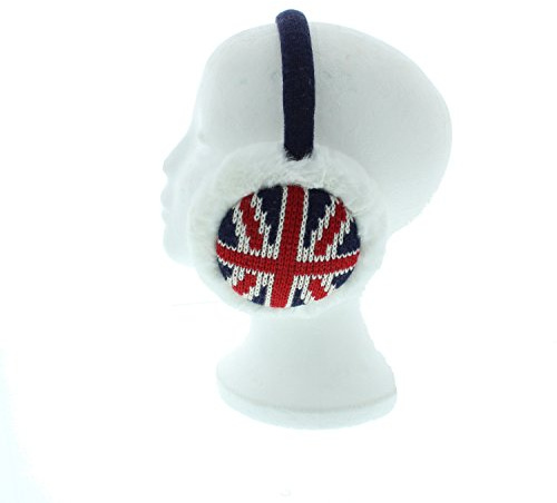 Zac's Alter Ego Warm Thick Union Jack Ear Muffs