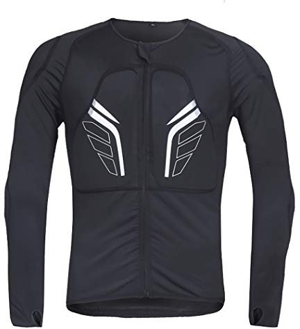 MTTKTTBD Motorrad Protektorenjacke Schutz Jacke Schutzjacke Pro Motocross ATV Motorrad Vollkörper Rüstungsschutz für Street Motocross ATV Scooter Enduro für Damen und Herren