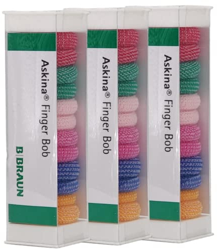 Askina Finger Bob I farbig I 3x 6 Stück im Sparset I plus PharmaPerle giveaway