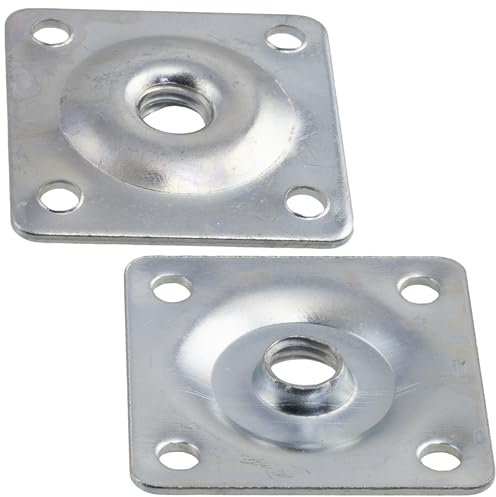 AERZETIX - C73014-10x Placa Base Soporte M10 43/43mm para fijación Montaje Patas Ajustables de Muebles
