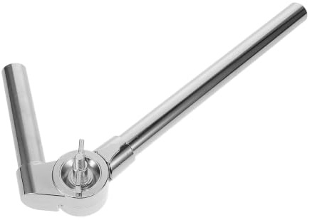 Zinklegierung Schlagzeugständer in Silber, Stabiles Einzelarm Setup | Tragbar und Leicht, Robuste Ausführung, Einzigartiges Design, Geeignet für Trommel Elemente