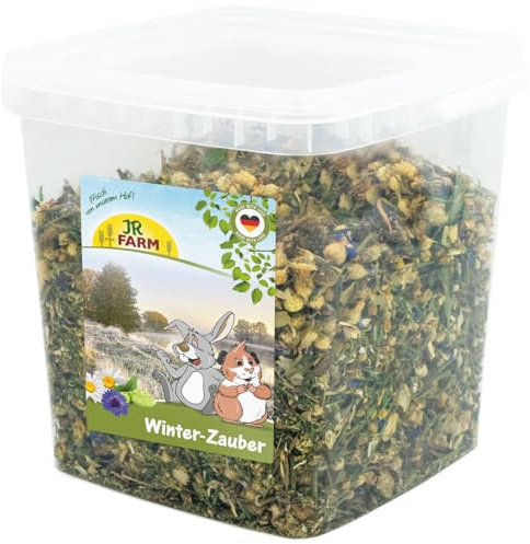 JR Farm Winter Magic 430 g i hink (örter för dvärgkaniner och gnagare, kompletterande foder)