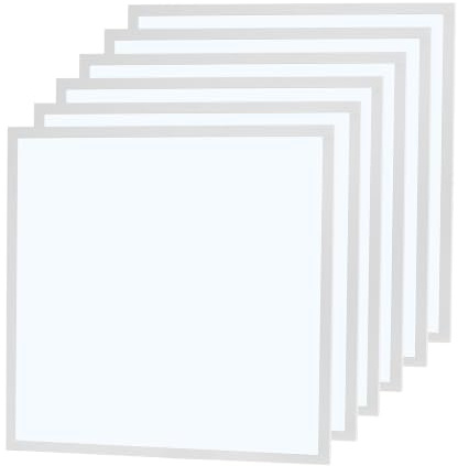 Ledvion 6er Set LED Panel 36W 6500K UGR <22 | Flimmerfreies, gleichmäßiges Arbeitslicht für Rasterdecken in Büro, Schule, Praxis, Werkstatt oder Gewerbe