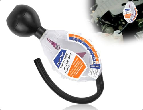 Emezddo Tester antigelo per Auto,misuratore antigelo per radiatore per Auto,Tester del refrigerante del Serbatoio dell'Acqua Fino a -43 °C,utilizzato per Aree Fredde,officine di Riparazione