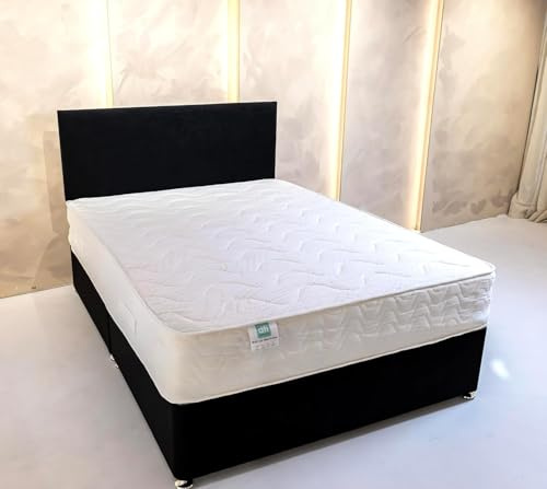 DFI Sleepwell Budget Pocket Mattress, 1000 Mirapocket Springs, Memory Foam, Medium Comfort, Hypoallergenic (Small Double)