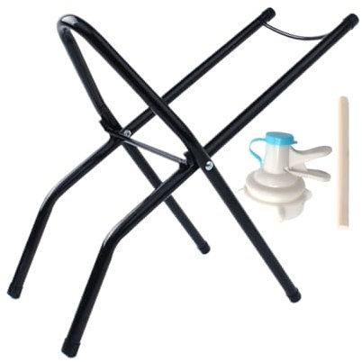 Genérico Soporte Para Garrafas De Agua - Organizador De Garrafas Para Dispensador - Estante Plegable Ahorrador De Espacio Para Hogar Y Oficina Con Pitorro Y Palanca