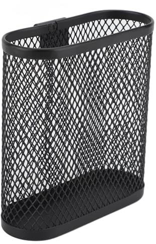 ACOGEDO Väggmonterad Metallpenna Hållare Skrivbord Rack Mesh Blyertsarrangör med Krok för Kontor Hemskola