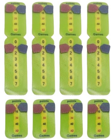 BCIOUS Tennis Score Board Scoring Point Marker Scorer Point Counter Padel Counter Padel Zubehör Tennis Tracker