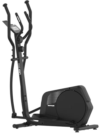 KETTLER Crosstrainer Unix 200 mit manuell Verstellbarer Magnetbremse, 124 x 56 x 150 cm, max. 130 kg Benutzergewicht, 36 cm Schrittlänge, LCD-Anzeige