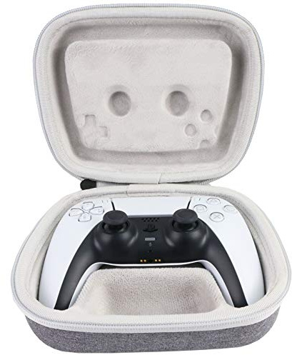 Baval Hard Travel Carrying Case Replacement for Playstation 5 PS5 DualSense Wireless Controller