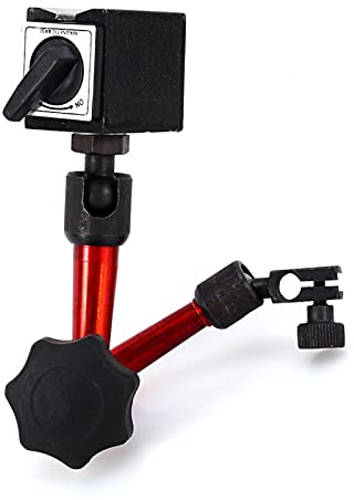 Professionell mini-magnetisk bas, hållare för indikatorverktyg för digital nivåtestningstest med stativ för urtavla eller testindikator med finjustering
