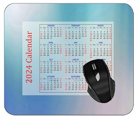 YENDOSTEEN 2023 Kalender Mauspad, Blauer Farbhintergrund Personalisierte Mauspad