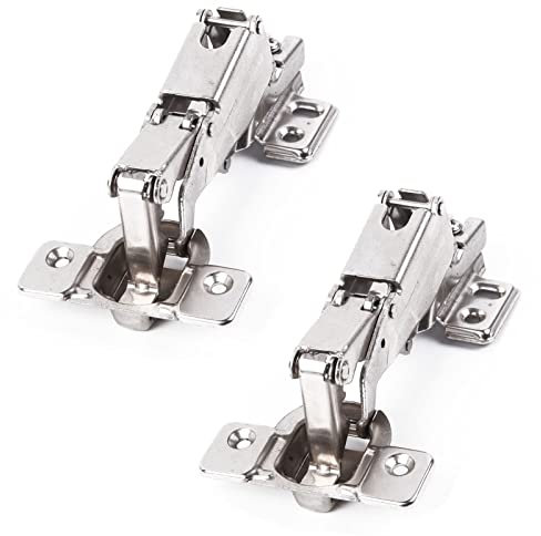 SBTRKT 2 Stück 165° Schrankscharniere, versteckte hydraulisch verstellbare Schrankscharniere, geeignet for Kleiderschränke, Weinschränke, Vitrinen usw.