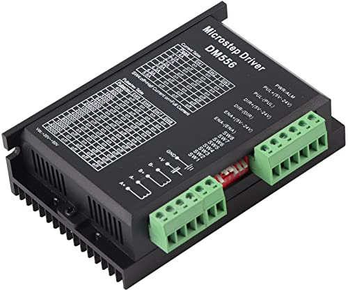 DM556 Schrittmotor Treiber, DC 24V-50V 1.0A-5.6A 2 Phasen Schrittmotortreiber Stepper Motor Driver CNC Digitaler Microstep Stepper Treiber Schrittmotor Controller Für 42/57 Schrittmotor Steuerung
