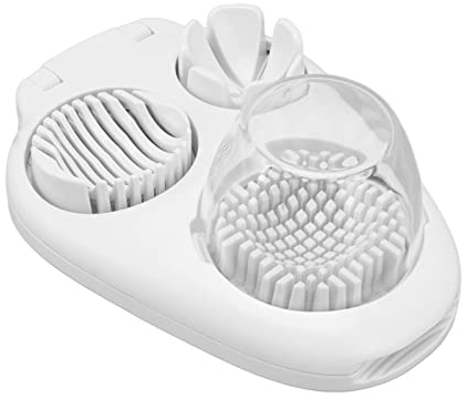 Tissting 3 in 1 Eierschneider 3 Schneidemodi Kunststoff Eiertrenner Hartgekochter Eier Schneider Küchen Champignonschneider für Eiern, Salat, Sandwich