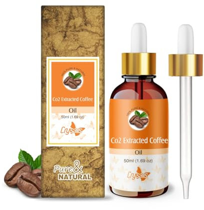 Crysalis Coffee (Coffea) Oil | Pure & Natural Essential Oil for Skincare, Hair Care and Massage - 50ml/1.691fl oz