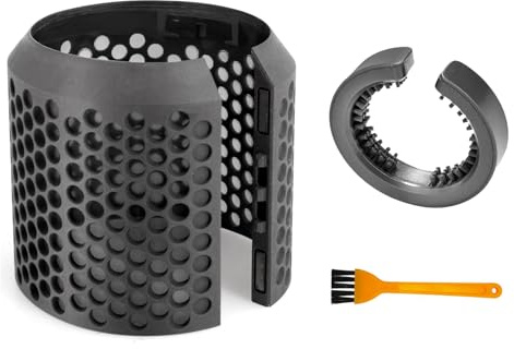 Outer Filter Cage Cover Filter Cleaning Brush Replacement for Dyson for Airwrap Styler HS01 HS05, Strainer Magnetic Filter Cover Attachment