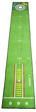 Aymzbd Golf Putting Matte Indoor, Puttingmatte Golftraining Dauerhaft, Professional Putting Green Matt mit Verschiedenen Zielfeldern für Büro, Freizeitraum, Terrasse, Park, Home