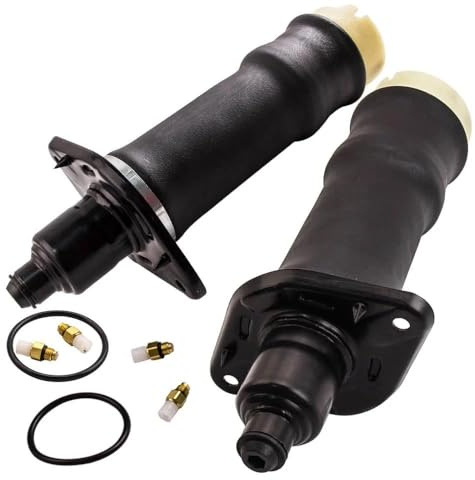 DZSQTGJKIO Sospensione Pneumatica Ammortizzatore Le Borse della Sospensione dell'Aria di Sinistra Destra della Parte Posteriore di 4z7616051a 4z7616052a 2X Muggiscono per A6 C5 4b Allroad Quattro