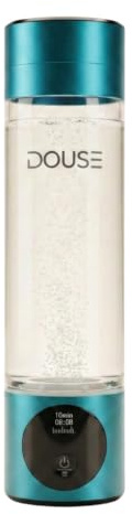 DOUSE H8 Hydrogen Water Bottle | Up to 3000ppb SPE/PEM | Portable 280ml | Molecular hydrogen generator & antioxidant water ioniser, rechargeable, leak-proof, BPA-free Tritan, gift-ready, UK stock