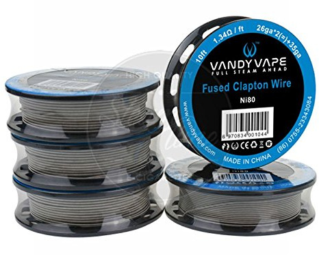 VandyVape Clapton Wires Serie Wickeldraht Größe KA1 Juggernaut (28ga+37ga)*2+24ga*37ga 10ft