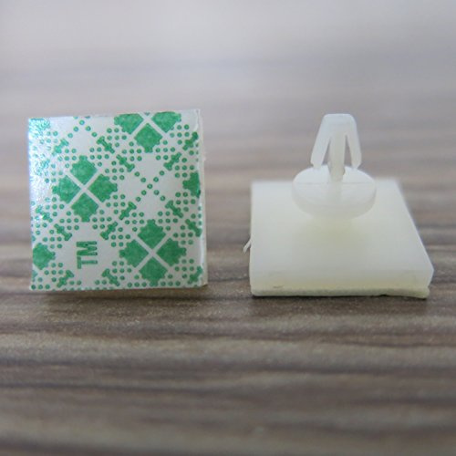 50x Nylon stick on Selbstklebender Spacer Abstandshalter Standoff for 4mm Loch durchmesser Leiterplatte Platinen ASS-8