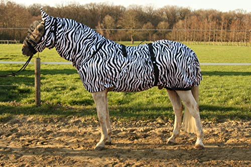 Hafer24 Ekzemerdecke Master mit Fliegenmaske - Farbe Zebra (145)