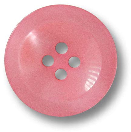 8er Set schimmernde, Kunststoffknöpfe mit vier Löchern in rosa/pink. Ø: ca. 20mm!